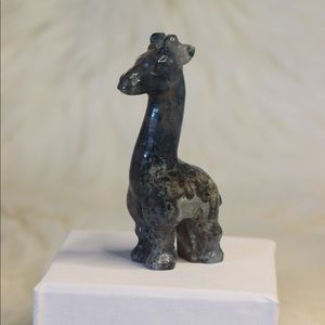 53g Moss Agate Crystal Giraffe